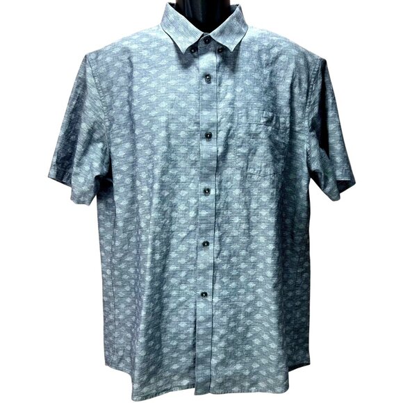 Travis Mathews Men's Gray Short Sleeve Shirt XL - Picture 1 of 5